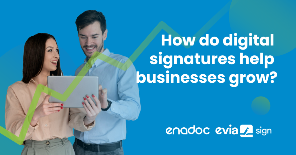 An image on how digital signatures help business grow.